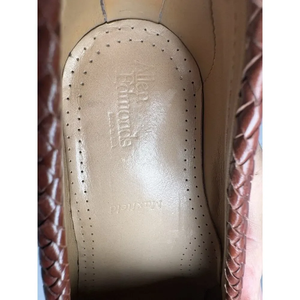 Allen Edmonds Brown Leather Tassel Loafers Mens 8.5 D USA Dress Shoes 47716